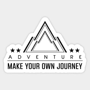 adventure make your own journey Sticker